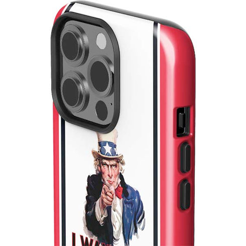 Uncle Sam Vintage War Poster iPhone 15 Pro Impact Case